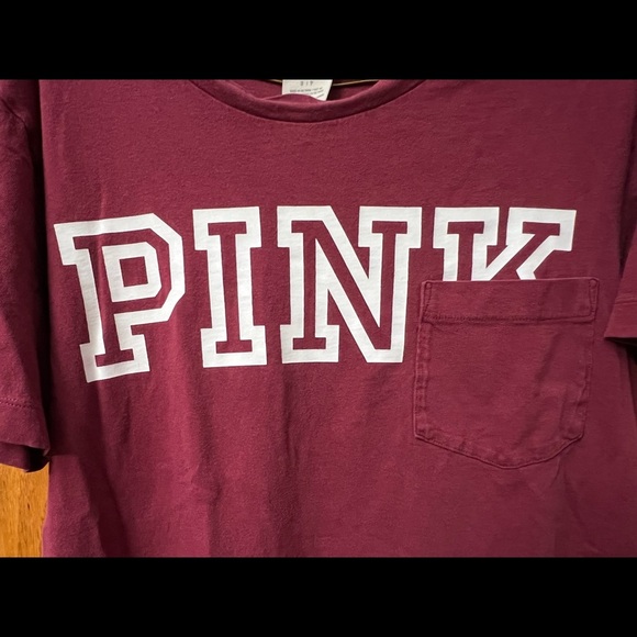 VS PINK Sz L Pocket Tee - Picture 3 of 11
